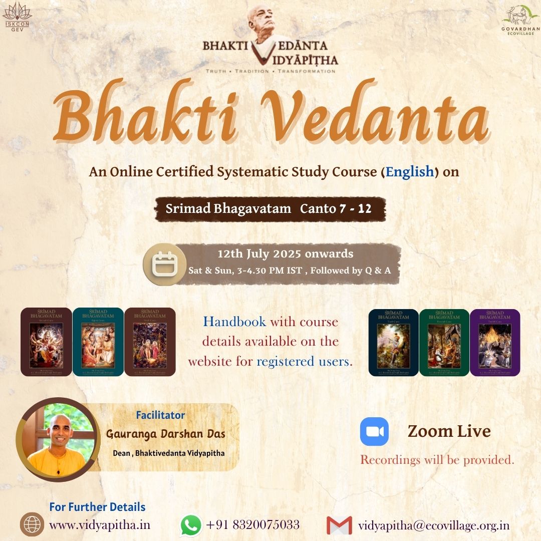 Bhakti Vedanta | SB Canto 7-12